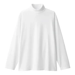 Men's Brushed Turtleneck Long Sleeve T-Shirt