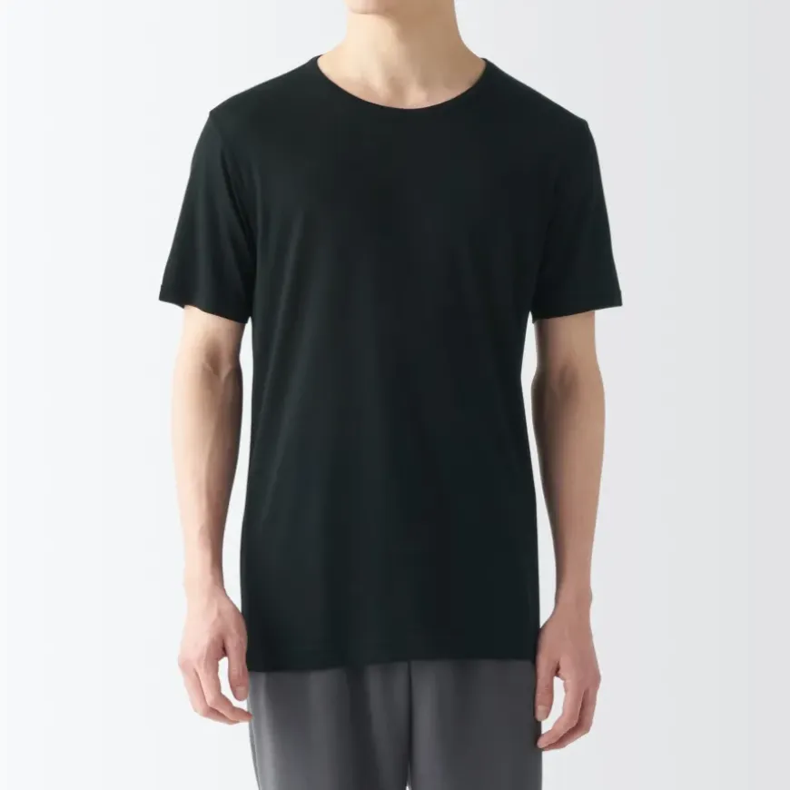 Men's Cool Touch Smooth Crew Neck Short Sleeve T-Shirt
