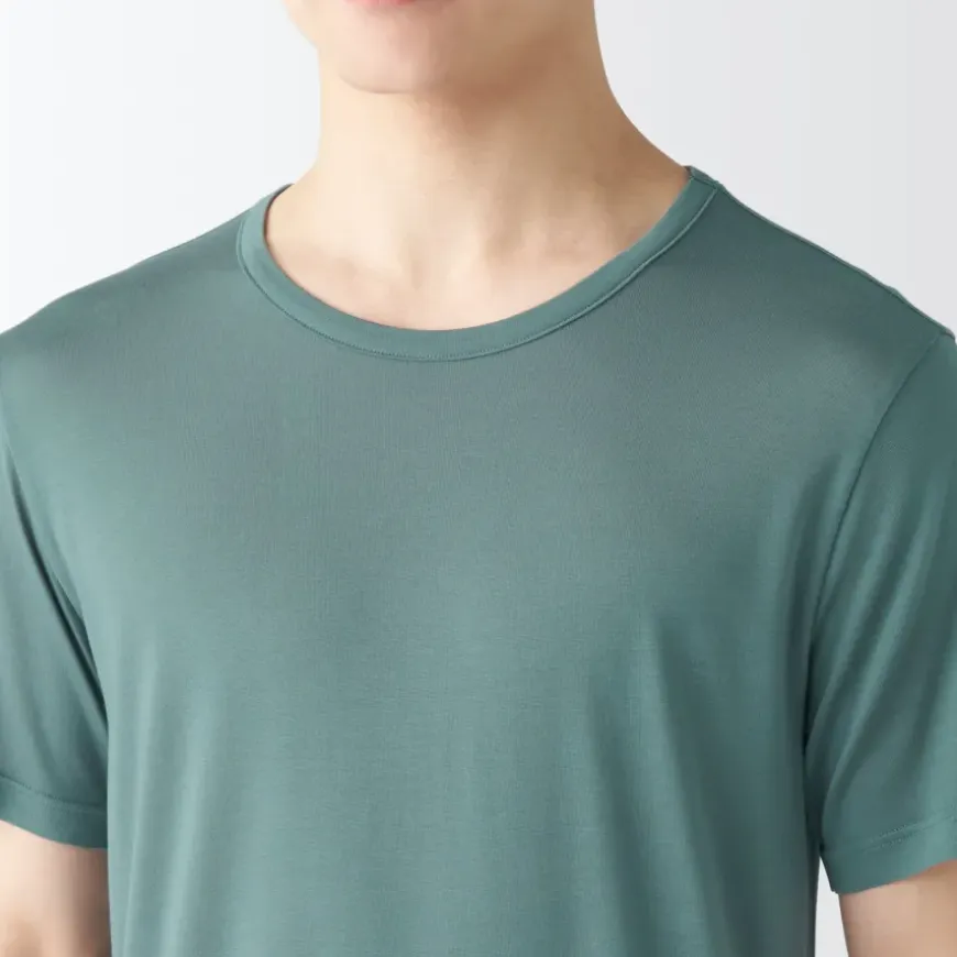Men's Cool Touch Smooth Crew Neck Short Sleeve T-Shirt