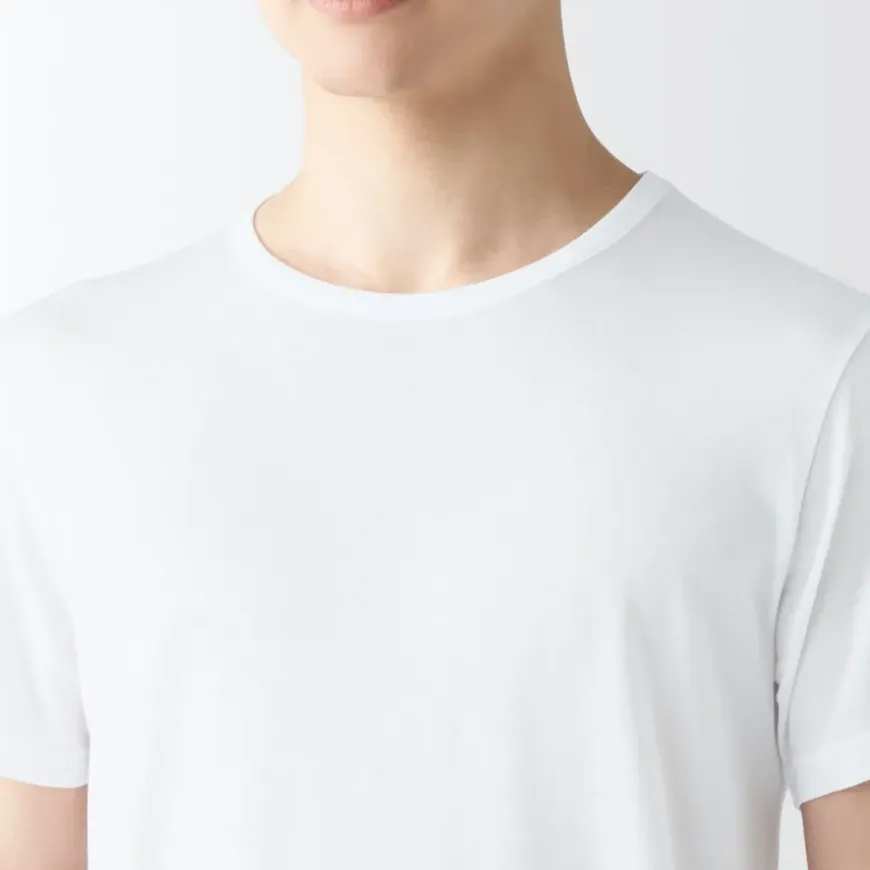 Men's Cool Touch Smooth Crew Neck Short Sleeve T-Shirt