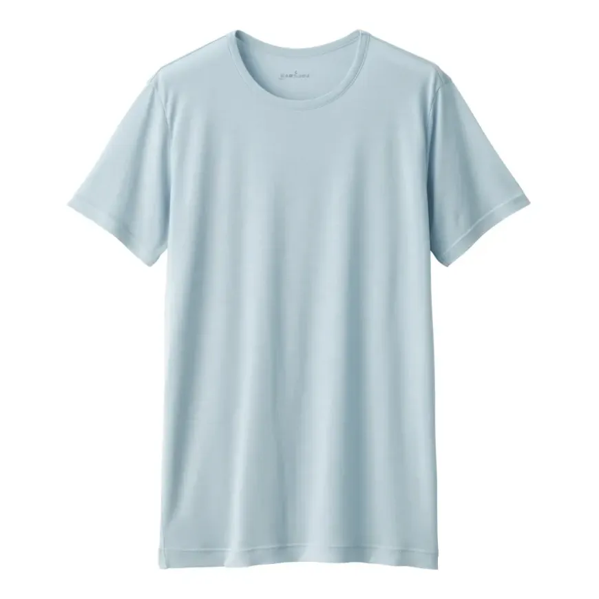 Men's Cool Touch Smooth Crew Neck Short Sleeve T-Shirt