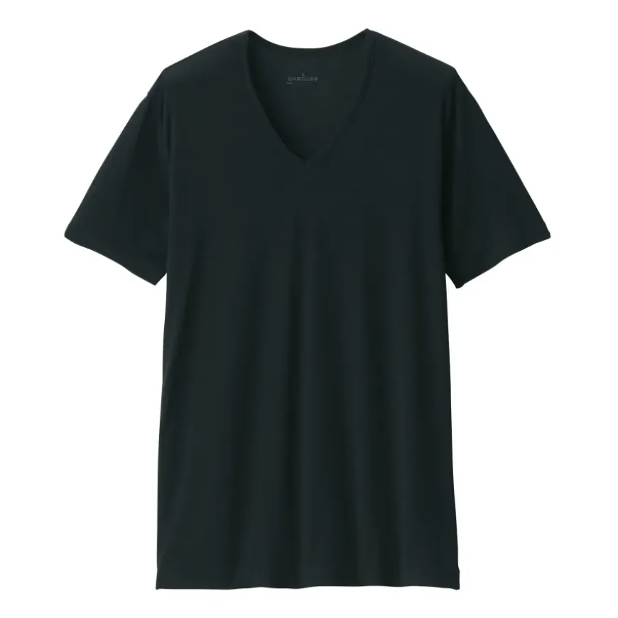Men's Cool Touch Smooth V-Neck Short Sleeve T-Shirt