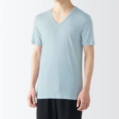 Men's Cool Touch Smooth V-Neck Short Sleeve T-Shirt