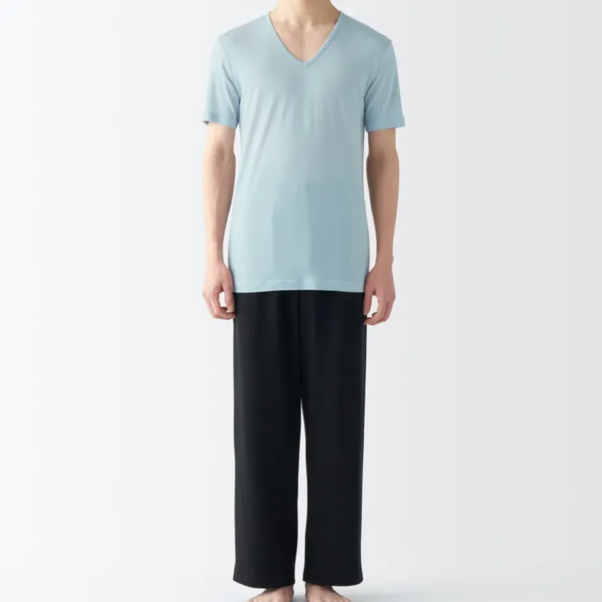 Men's Cool Touch Smooth V-Neck Short Sleeve T-Shirt