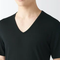 Men's Cool Touch Smooth V-Neck Short Sleeve T-Shirt