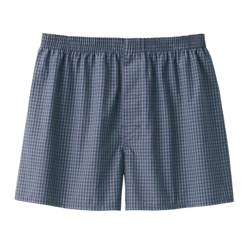 Men's Cotton Broadcloth Front Open Trunks