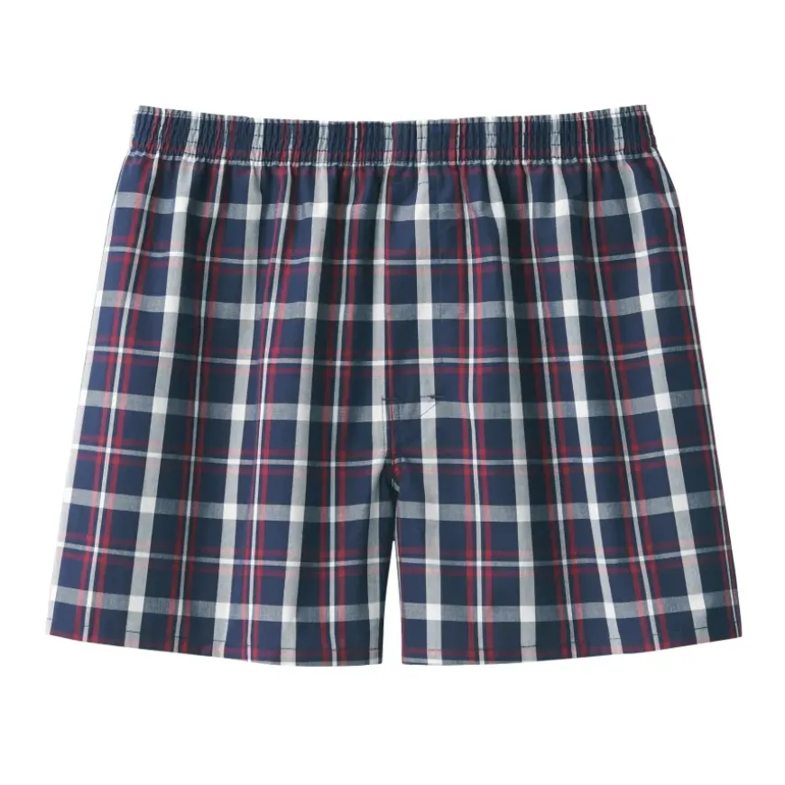 Men's Cotton Broadcloth Front Open Trunks