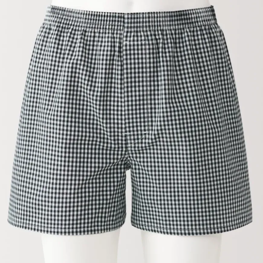 Men's Cotton Broadcloth Front Open Trunks