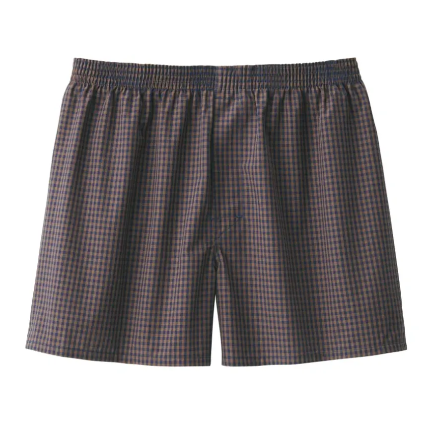 Men's Cotton Broadcloth Front Open Trunks