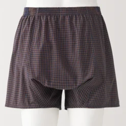 Men's Cotton Broadcloth Front Open Trunks