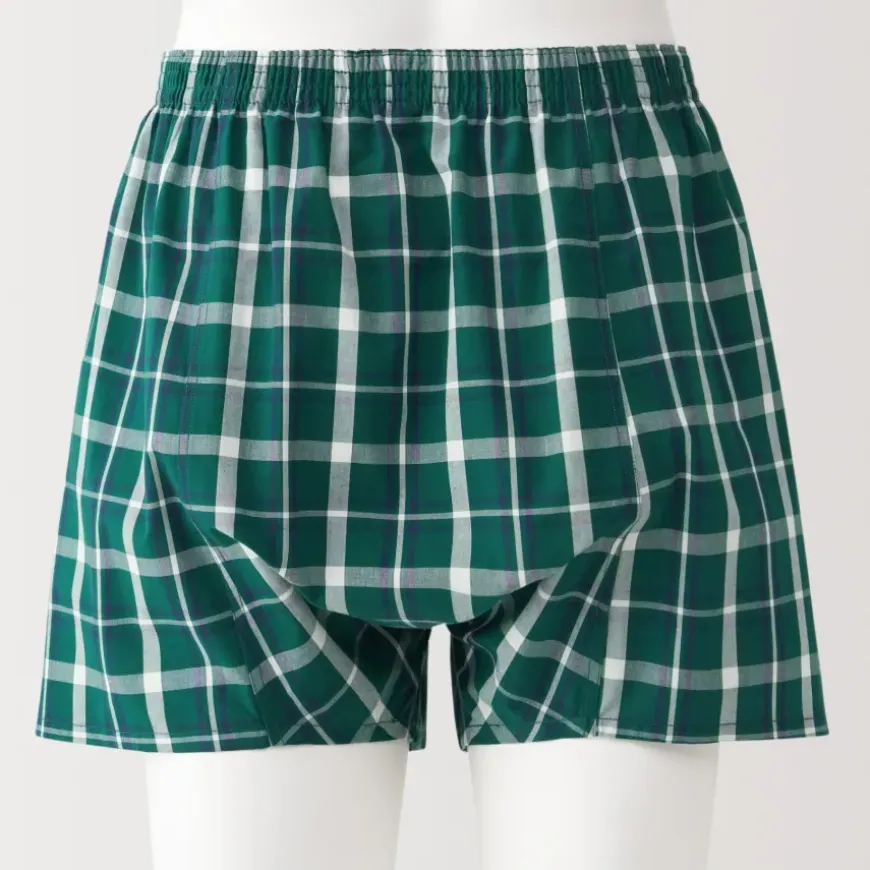 Men's Cotton Broadcloth Front Open Trunks
