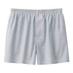Men's Cotton Broadcloth Front Open Trunks