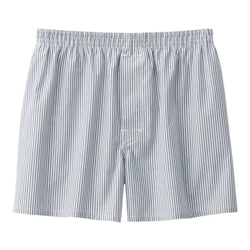 Men's Cotton Broadcloth Front Open Trunks