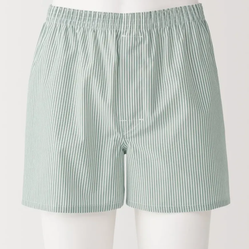 Men's Cotton Broadcloth Front Open Trunks