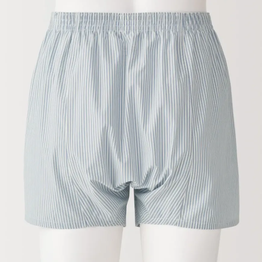 Men's Cotton Broadcloth Front Open Trunks