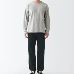 Men's Denim Regular Fit Pants Black (L 32inch / 82cm)