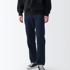 Men's Denim Regular Pants Dark Navy (L 30inch / 76cm)