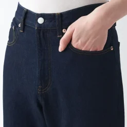 Men's Denim Regular Pants Dark Navy (L 30inch / 76cm)