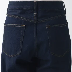 Men's Denim Regular Pants Dark Navy (L 30inch / 76cm)