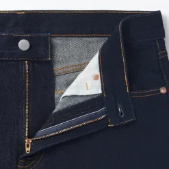 Men's Denim Regular Pants Dark Navy (L 30inch / 76cm)