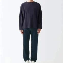 Men's Denim Regular Pants - Dark Navy (L 32inch / 82cm)