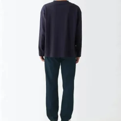 Men's Denim Regular Pants - Dark Navy (L 32inch / 82cm)