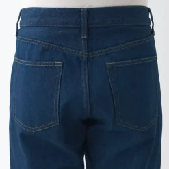 Men's Denim Regular Pants Blue (L 30inch / 76cm)