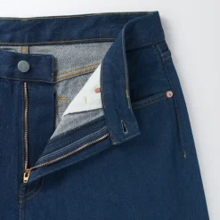 Men's Denim Regular Pants Blue (L 30inch / 76cm)