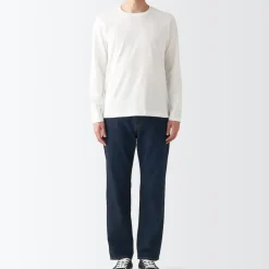 Men's Denim Regular Pants Dark Navy (L 30inch / 76cm)