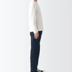 Men's Denim Regular Pants Dark Navy (L 30inch / 76cm)
