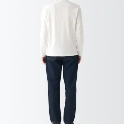 Men's Denim Regular Pants Dark Navy (L 30inch / 76cm)