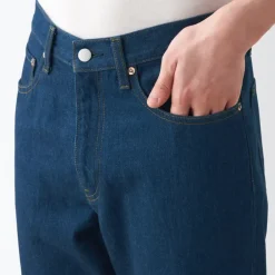 Men's Denim Regular Pants Blue (L 30inch / 76cm)