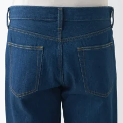 Men's Denim Regular Pants Blue (L 30inch / 76cm)