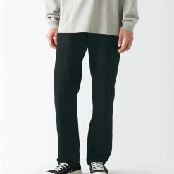 Men's Denim Regular Pants Black (L 32inch / 82cm)