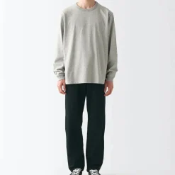 Men's Denim Regular Pants Black (L 32inch / 82cm)