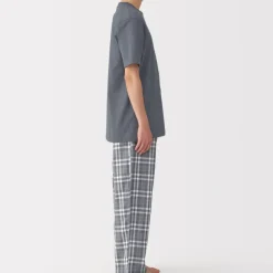 Men's Double Gauze Short Sleeve Loungewear Set
