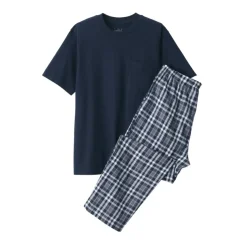 Men's Double Gauze Short Sleeve Loungewear Set