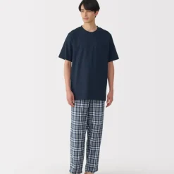 Men's Double Gauze Short Sleeve Loungewear Set