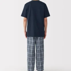Men's Double Gauze Short Sleeve Loungewear Set