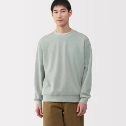 Men's Double Knitted Crew Neck Pullover