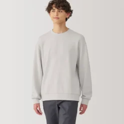 Men's Double Knitted Crew Neck Pullover