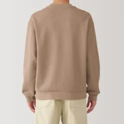 Men's Double Knitted Crew Neck Pullover