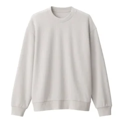 Men's Double Knitted Crew Neck Pullover