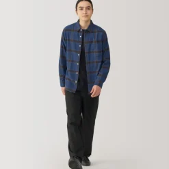 Men's Flannel Long Sleeve Patterned Shirt
