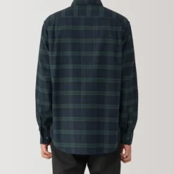 Men's Flannel Long Sleeve Patterned Shirt