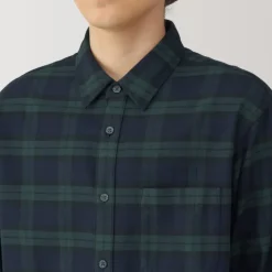 Men's Flannel Long Sleeve Patterned Shirt