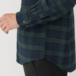 Men's Flannel Long Sleeve Patterned Shirt