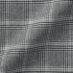 Men's Flannel Stand Collar Long Sleeve Patterned Shirt