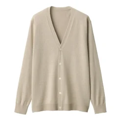Men's Hemp Blend V-Neck Cardigan
