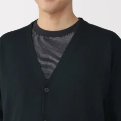 Men's Hemp Blend V-Neck Cardigan